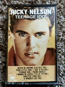 vintage Ricky Nelson "Teenage Idol" - "Poor Little Fool" Cassette Tape 1984 - Picture 1 of 7