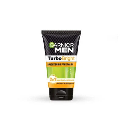 Garnier Men TurboBright Iluminador + Jabón Facial Refrescante - 100 g - Envío Gratis Foto 1 de 4
