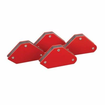 KING 4pc Welding Arrow Magnet Set Mini Weld Holder Up to 10 LB at 45, 90 or 135 Deg
