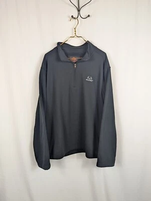 Realtree Quarter Zip Collared Fleece Pullover Long Sleeve Hunting Mens Sz XXL - Image 1 of 4