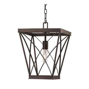Rubbed Oil Bronze Legacy Cage Hanging Pendant Lighting Orig $315 - Picture 1 of 1