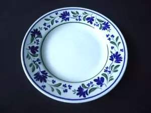 vintage churchill china Salzburg bread & butter plate england blue green - Picture 1 of 3