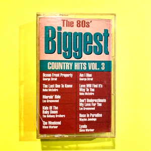 THE 80'S BIGGEST COUNTRY HITS Volume 3 CASSETTE TAPE - Picture 1 of 6