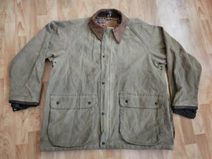Hill Hunter Field Wear Waxed Canvas Outdoor Hunting Jacket Mens XL 46-48" - Picture 1 of 21
