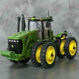 1/64 Farm custom scratch 14.9R50 4WD tractor tire kit yellow rims + axels - Picture 1 of 5