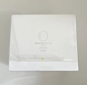Nuovo Sigillato Vecchio Stock Apple Watch Serie 2 Edizione 42mm - Raro Ceramica - Foto 1 di 6