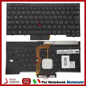 TASTIERA PER LENOVO THINKPAD L430 L530 T430 T430S T530 W530 X230 X230T ITALIANA - Zdjęcie 1 z 1