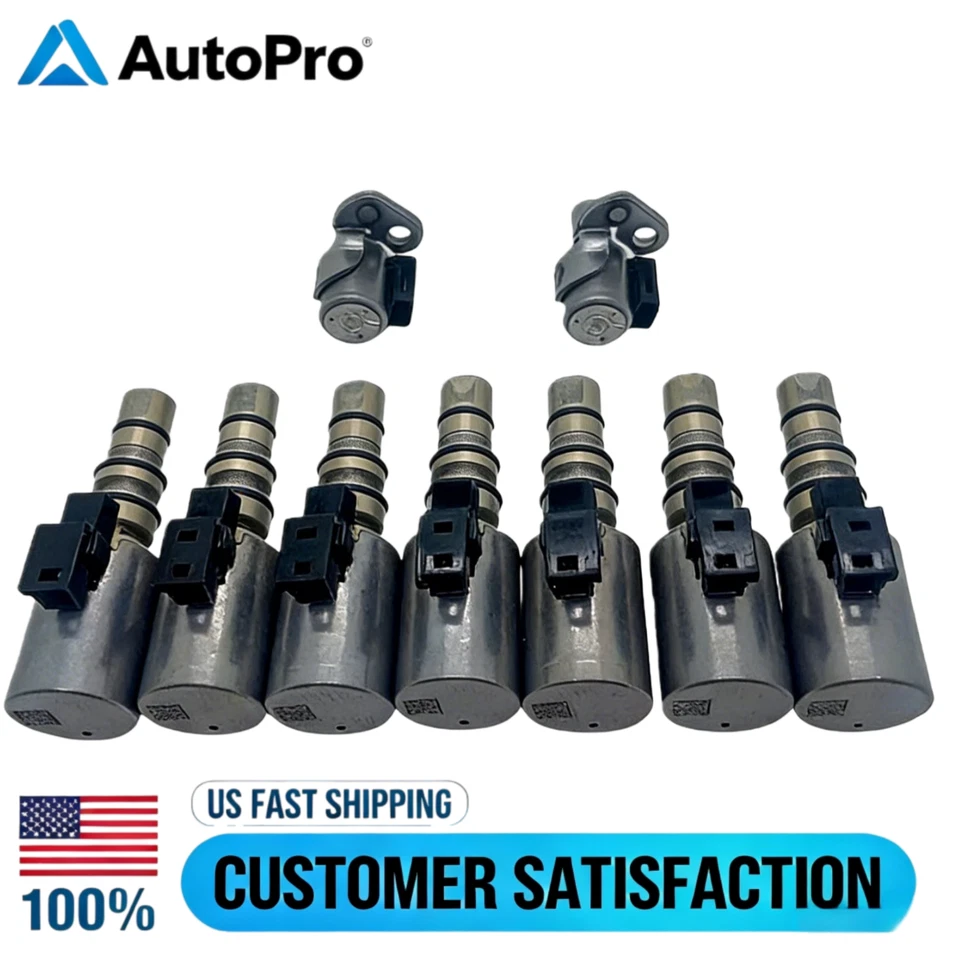 KITS DE SOLENOIDE DE CUERPO DE VÁLVULA 8L90 8L45 8L50 9 PIEZAS (INCLUYE LOS 9 SOLENOIDES NECESARIOS) Foto 1 de 4