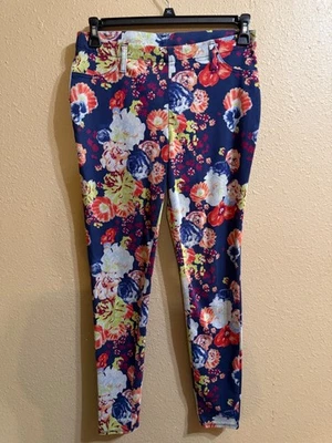 LEGGINGS DE PUNTO GLORY DESCOLORIDOS JENNINGS TALLA MEDIANA (8-10) MULTI PRNT ELÁSTICOS PULL ON Foto 1 de 4