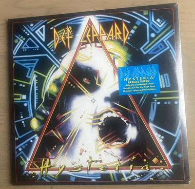 DEF LEPPARD - Hysteria 2LP Ltd Ed Orange Vinyl Brand New & Sealed RARE - Image 1 of 4