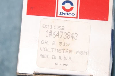 1970 chevelle nos volt meter in box gm # 6473843 - made in usa - Image 1 of 4