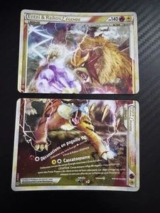 ENTEI UND RAIKOU LEGENDE - POKEMON 90 91/95 HGSS HS ENTFESSELUNG NM DE - Bild 1 von 2