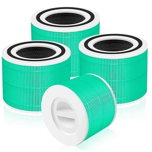 4 Pack Toxin Absorber Replacement Filter for LEVOIT Core 300, 3-in-1 H13, HEPA - Picture 1 of 8