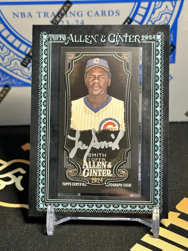 Mini autógrafo Topps Allen & Ginter X Lee Smith 2024 marco negro automático 4/10 Foto 1 de 2