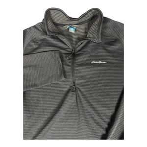 Eddie Bauer First Ascent High Route Grid Air 1/4 Zip Pullover Men’s L Black - Picture 1 of 11