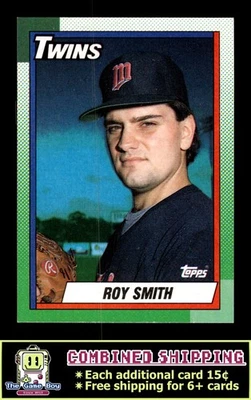 1990 Topps #672 Roy Smith Minnesota Twins - Image 1 of 2
