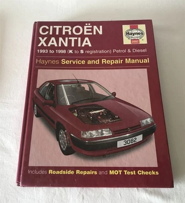 Citroen Xantia 1993-98 K-S Petrol Diesel Haynes 3082 Service & Repair Manual '99 - Image 1 of 4