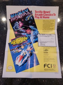 Magmax Poster Offer FCI Insert ONLY, Nintendo NES, FCI-NES-US