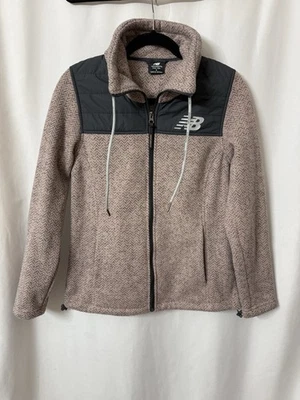 Chaqueta New Balance Mujer Pequeña Rosa Cremallera Completa Manga Larga H4 Foto 1 de 4