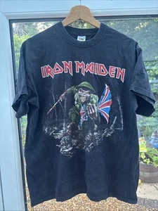 Iron Maiden Official 2015 Large T Shirt Black Men’s  Fender - Picture 1 of 12