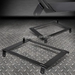 FOR 02-06 ACURA RSX DC5 PAIR LOW MOUNT RACING/BUCKET SEAT TENSILE STEEL BRACKET - Picture 1 of 5