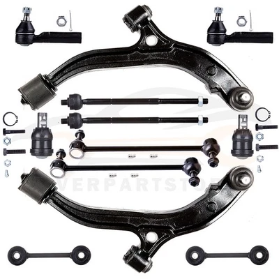 12 Pcs Front Control Arms Ball Joints Suspension Kit For 1996-2000 Dodge Caravan - Image 1 of 4