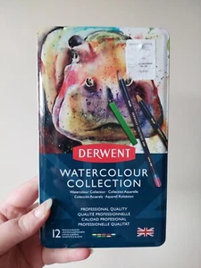 NEW 12x Derwent Watercolour Collection Pencils and Blocks Professional Quality - Picture 1 of 2