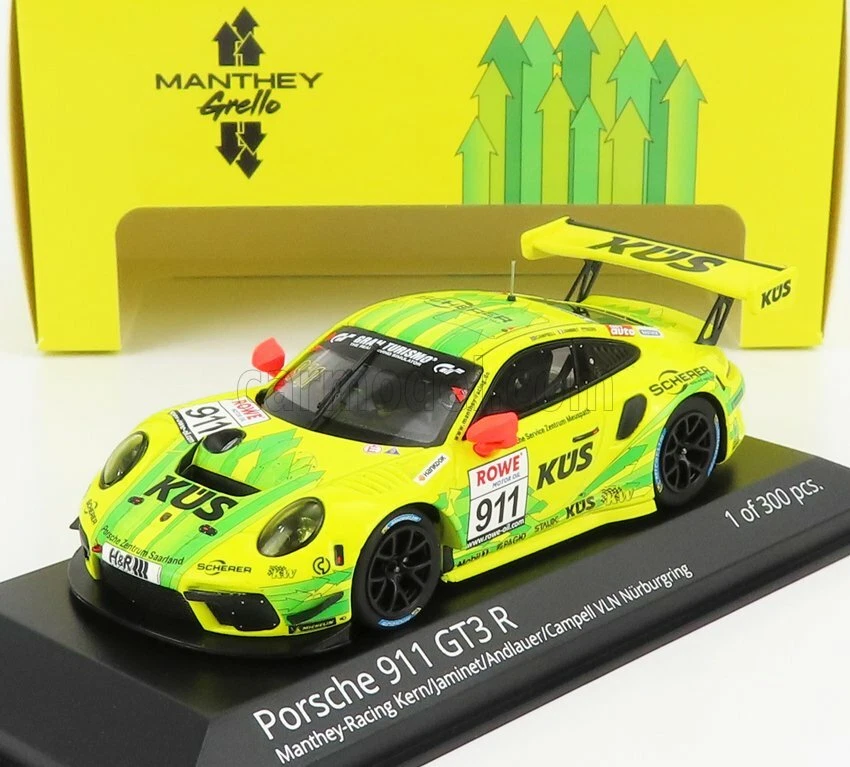 1/43 MINICHAMPS - PORSCHE - 911 991-2 GT3 R TEAM MANTHEY RACING MG-M-911-20-4302 - Immagine 1 di 1
