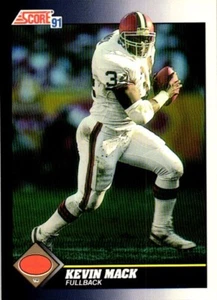 1991 Score KEVIN MACK Cleveland BROWNS Football Card NFL #470 - Picture 1 of 2