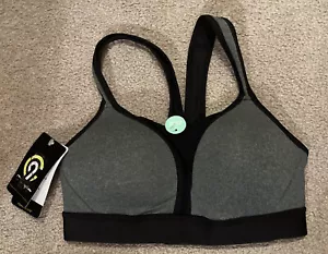 Women's Sz XS Racer Back Med Support Seamless Sports Bra C9 Champion Gray NWT - Picture 1 of 5