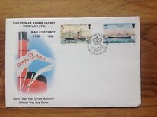 1982 Steam Packet Company Mail Contract  First Day Cover Isle of Man Free UK P&P
