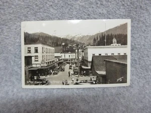 1944 KETCHIKAN ALASKA RPPC Postcard MISSION St from STEAMERS BRIDGE #S-107 - Picture 1 of 2