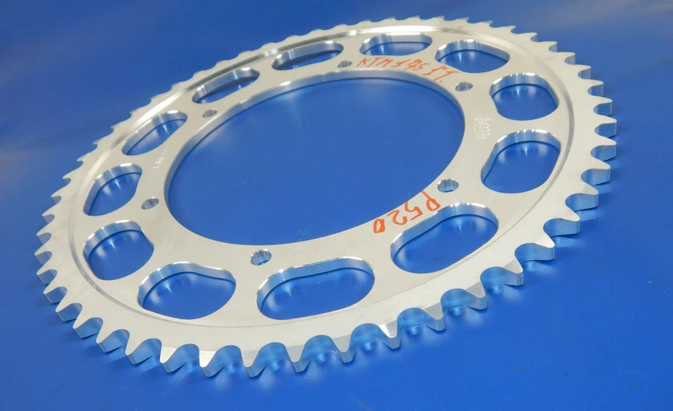 KTM PENTON 175 1972-73 piñón 52T grueso 8 mm cadena 520 aleación jackpiner ergal Foto 1 de 3