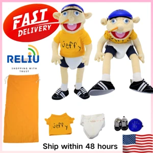 Jeffy Puppet Cheap Sml Jeffy Hand Puppet Plush Toy 23" Stuffed Doll Kids Gift US - Picture 1 of 8