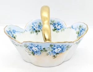 Z.S. & Co Cesta Vintage Flor Porcelana Hecha en Baviera 5" X 3.25" - Imagen 1 de 4