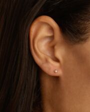 By Charlotte Sterling Silver Moonlight Pearl Stud Earrings