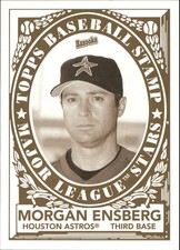 2006 Bazooka Stamps Houston Astros Baseball Card #8 Morgan Ensberg