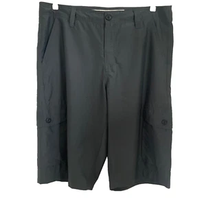 Ocean Current Golf Shorts Men Sz 33 Cargo Hook & Loop Closure Dark Gray - Picture 1 of 11