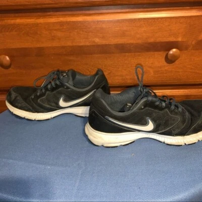 NIKE Downshifter 6 Black/White Running Training Shoes Mens 8.5 - Image 1 of 4