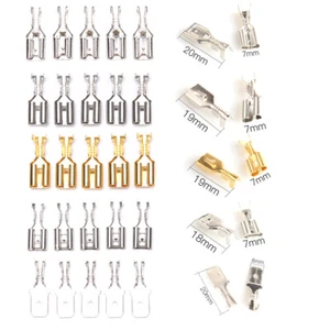 50Pcs 6.3 Borne à sertir mâle femelle cosse connecteur sertissage - Afbeelding 1 van 16