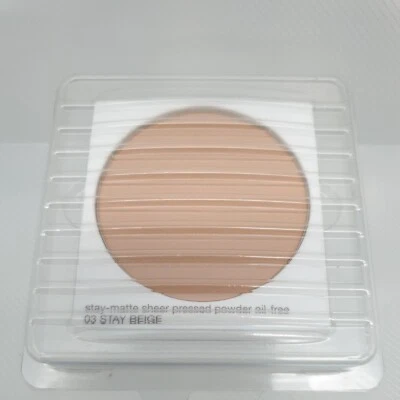 Clinique Stay-Matte Sheer Pressed Powder oil-free 03 Stay Beige / 7,6 g - Bild 1 von 2