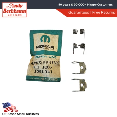 1959-1960 Chrysler Dodge Desoto Plymouth 300 Generator Arm & Spring 1881741 NOS - Image 1 of 4