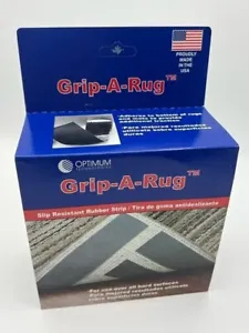 Optimum Technologies GRIP-A-RUG Slip Resistant Rubber Strip, 2.5" x 25' - Picture 1 of 2