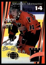 2000-01 Quebec Remparts QMJHL AUTO SEBASTIEN MORISSETTE /100