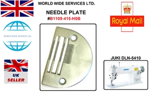 NEEDLE PLATE #B1109-415-H0B FOR JUKI DLN-5410 L/STITCH INDUSTRAL SEWING MACHINE - Picture 1 of 3