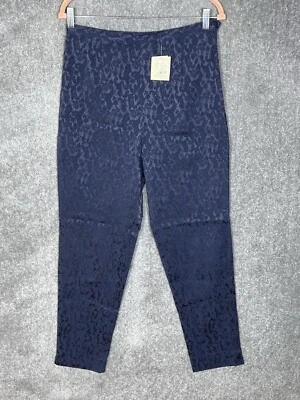 Vintage EXPRESS Paisley Damask Dress Pants Womens Juniors Size 11/12 Blue NWT - Image 1 of 4