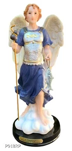 Arcángel Rafael Estatuilla Sagrada Decoración Religiosa Estatua 12" Alto - Imagen 1 de 2