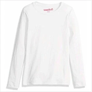 NEW Hanes Big Girls ComfortSoft WHITE Long Sleeve Tee Size XL - Picture 1 of 1