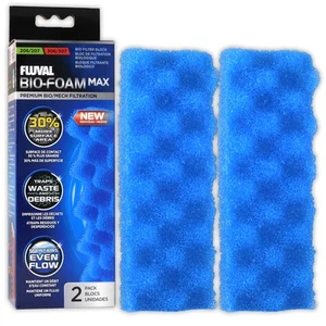 Fluval BioFoam Max Media Pads for 207/307 External Filters Waste Aquarium Fish - Picture 1 of 1
