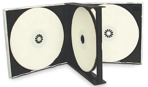 Lotto custodia gioiello CD quad 4 dischi neri - Foto 1 di 1